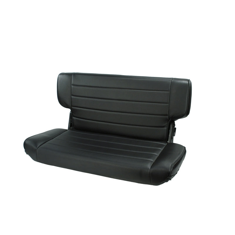 Rugged Ridge 13463.15 Fold&Tumble Rear Seat Black Denim 97-02 Jeep Wrangler TJ
