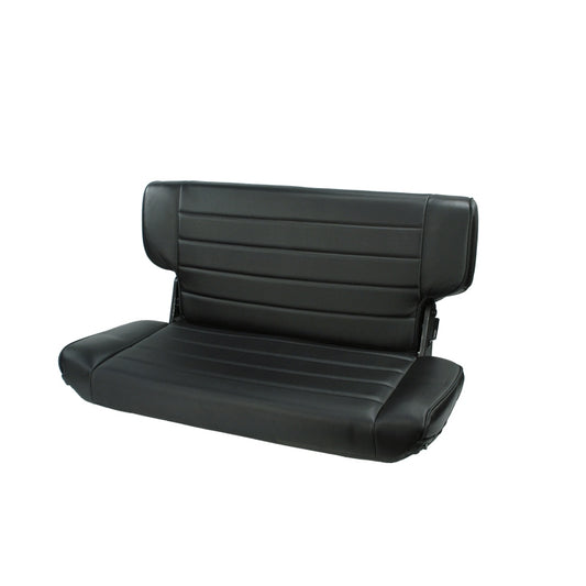 Rugged Ridge 13463.15 Fold&Tumble Rear Seat Black Denim 97-02 Jeep Wrangler TJ