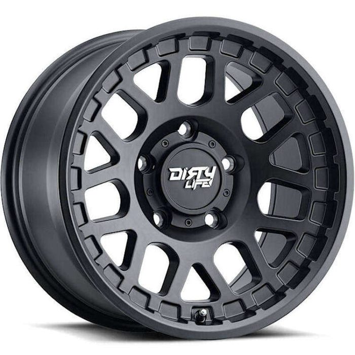 Dirty Life 9306-7973MB12 9306 Mesa 17x9 / 5x127 BP / -12mm Offset / 78.1mm Hub Matte Black Wheel