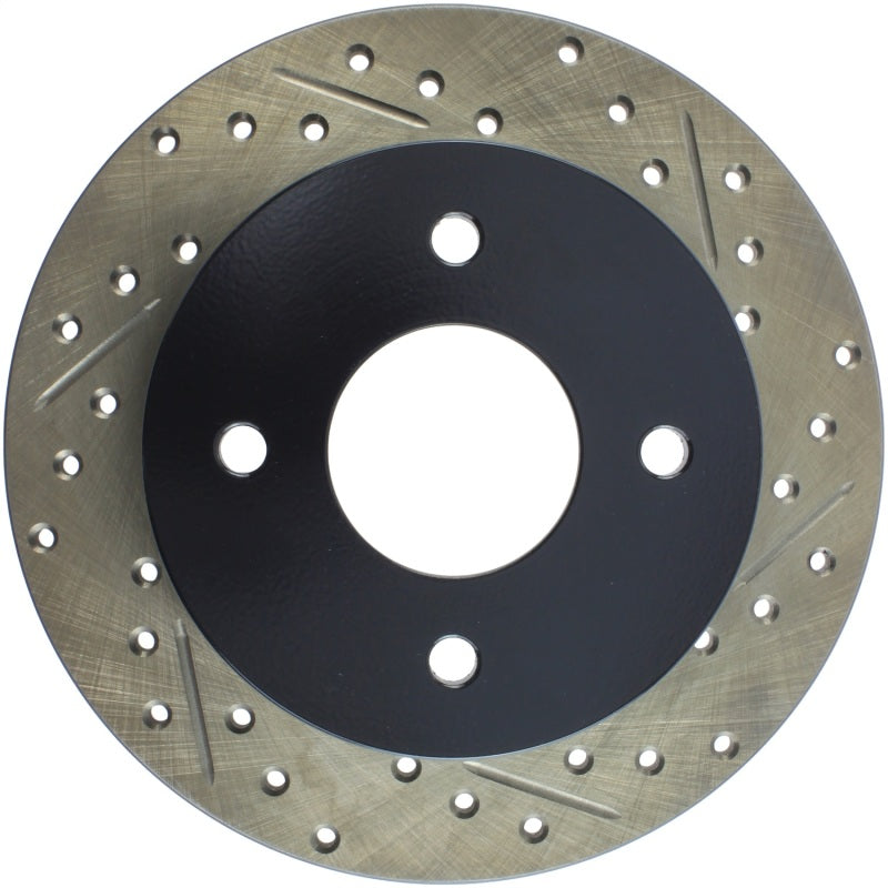 Stoptech 127.42014L StopTech Nissan 81 280ZX SportStop Slotted & Drilled Left Rear Rotor