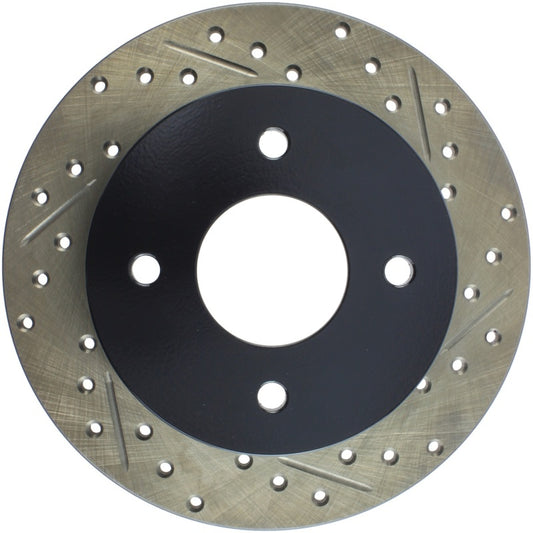 Stoptech 127.42014L StopTech Nissan 81 280ZX SportStop Slotted & Drilled Left Rear Rotor