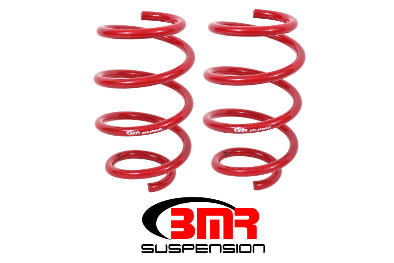 BMR Suspension SP084R BMR 15-17 S550 Mustang Front Handling Version Lowering Springs - Red
