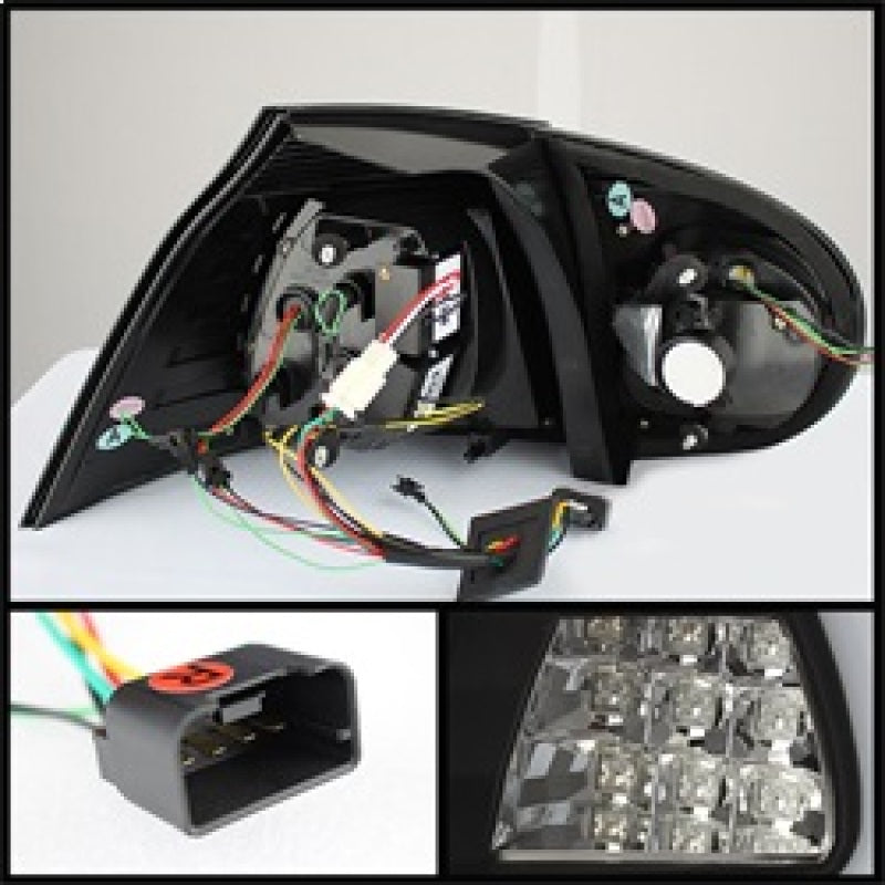 SPYDER 5073792 Spyder Volkswagen Golf V 06-09 LED TURN SIGNAL LED Tail Lights Black ALT-YD-VG03-LED-BK