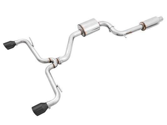 AWE Tuning 3015-33050 VW MK7 GTI Touring Edition Exhaust - Diamond Black Tips