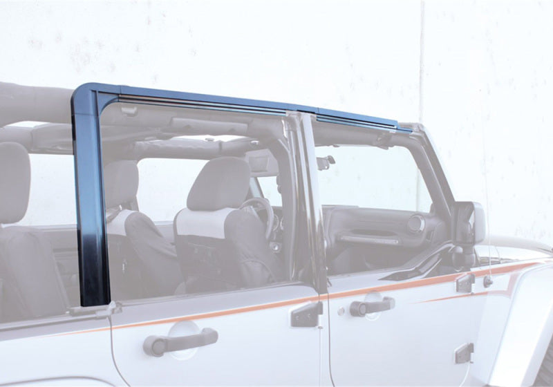 Rampage 61098 2007-2018 Jeep Wrangler(JK) Unlimited Door Surround Kit - Black