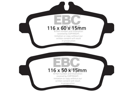 EBC DP52137NDX 13-16 Mercedes-Benz GL63 AMG 5.5 Twin Turbo Bluestuff Rear Brake Pads