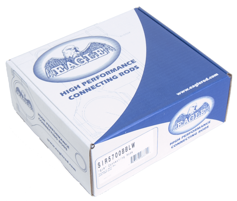 Eagle EAGSIR5700BBLW SBC L/W 5140 Forged I-Beam Rods 5.700in