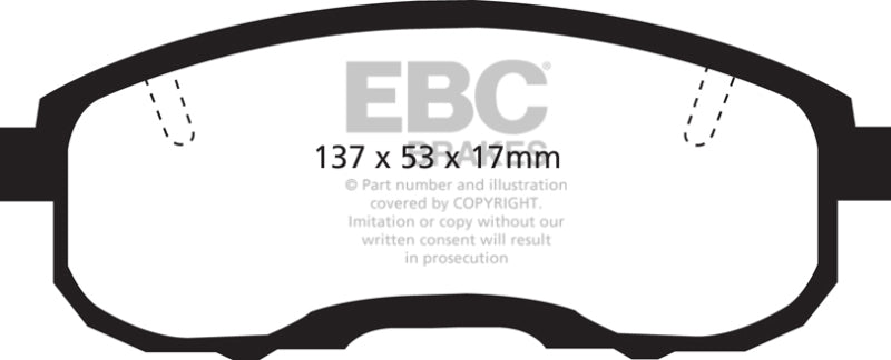 EBC DP21752 95-99 Infiniti I30 3.0 Greenstuff Front Brake Pads