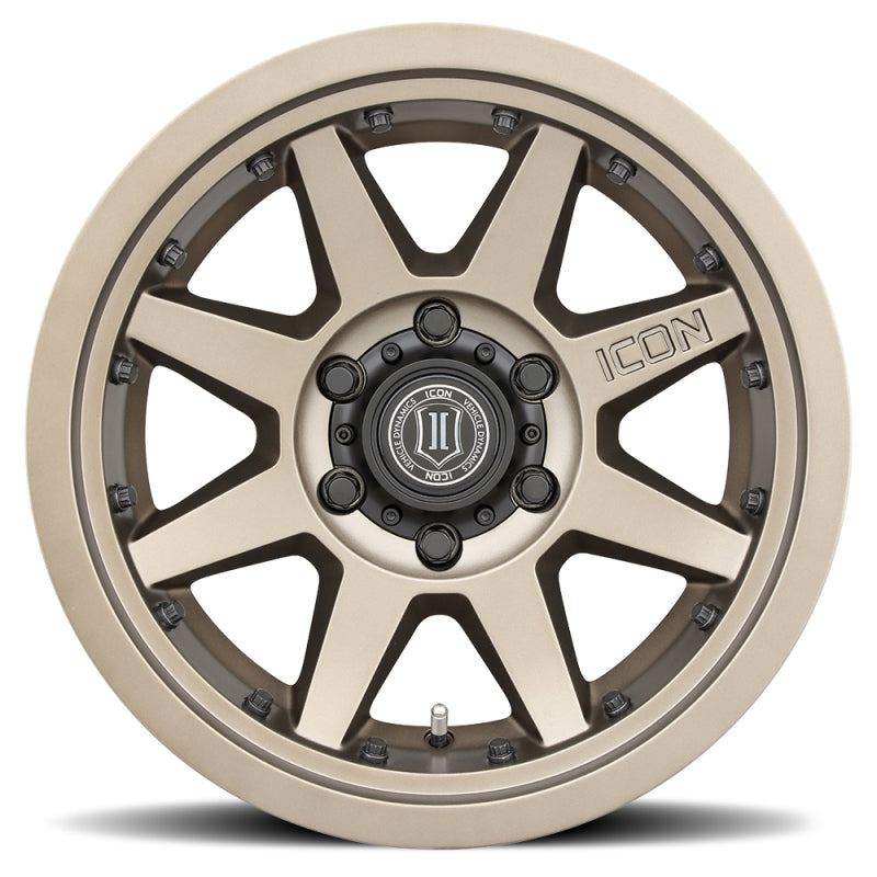 ICON 21817857345BR Rebound Pro 17x8.5 5x5 -6mm Offset 4.5in BS 71.5mm Bore Bronze Wheel