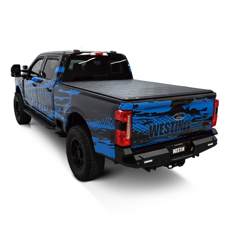 Westin 19-11005 17-24 Ford F-250/350 Super Duty 6.75ft. Bed Soft Roll Tonneau Cover - Black