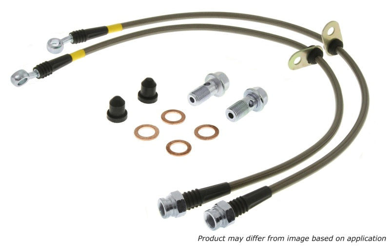 Stoptech 950.45508 StopTech Stainless Steel Rear Brake lines for 1990-2005 Mazda Miata