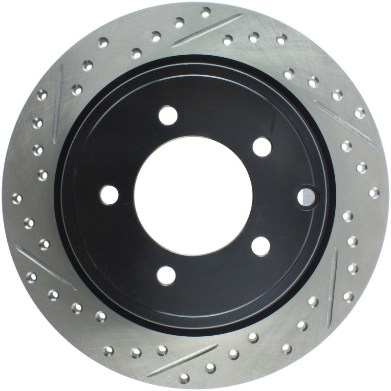 Stoptech 127.63069R StopTech Slotted & Drilled Sport Brake Rotor