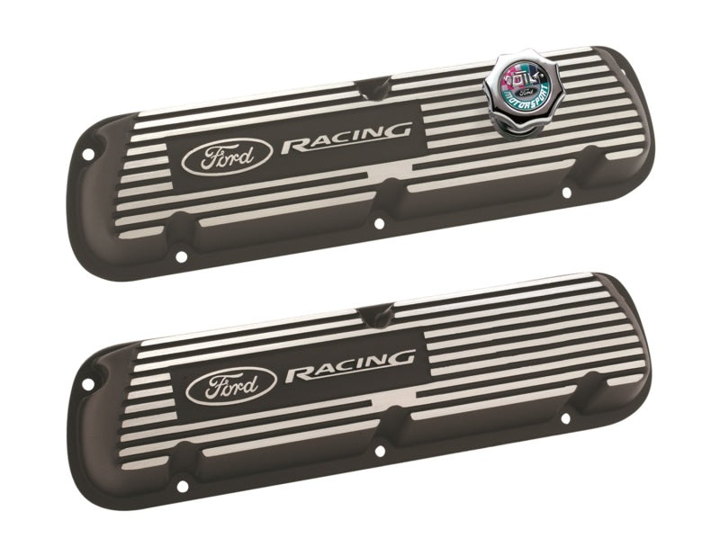 Ford Racing M-6000-J302R Black Satin Valve Covers Racing EFI