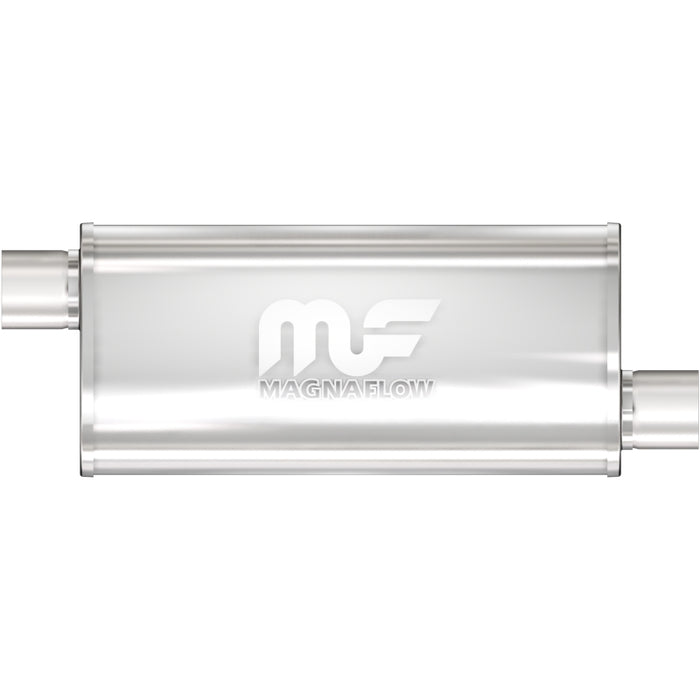 Magnaflow Perf Exhaust MAG14239 Stainless Muffler 3in Offset In/Offset Out