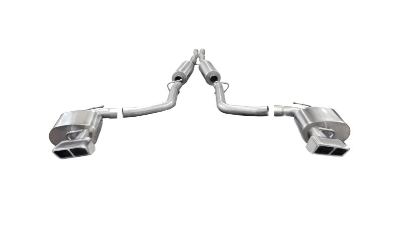 CORSA Performance 14427 Corsa 2014-2014 Dodge Challenger SRT-8 6.4L V8 Auto Polished Xtreme Cat-Back Exhaust