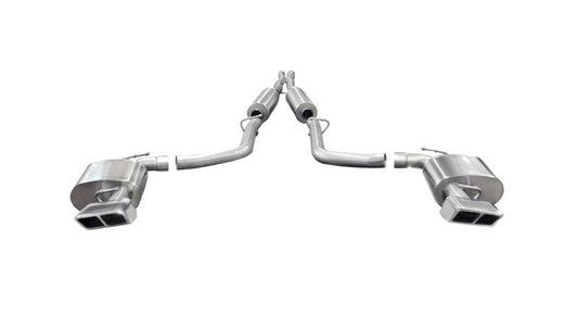 CORSA Performance 14427 Corsa 2014-2014 Dodge Challenger SRT-8 6.4L V8 Auto Polished Xtreme Cat-Back Exhaust