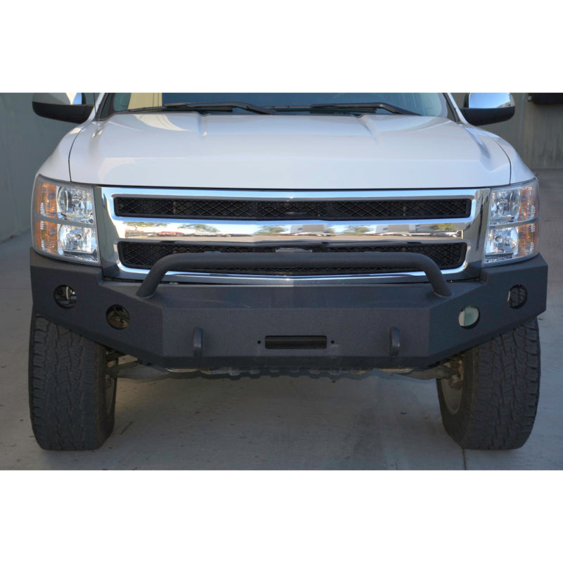DV8 Offroad FBCS1-01 07-13 Chevrolet Silverado 1500 Front Bumper - Black Powdercoat