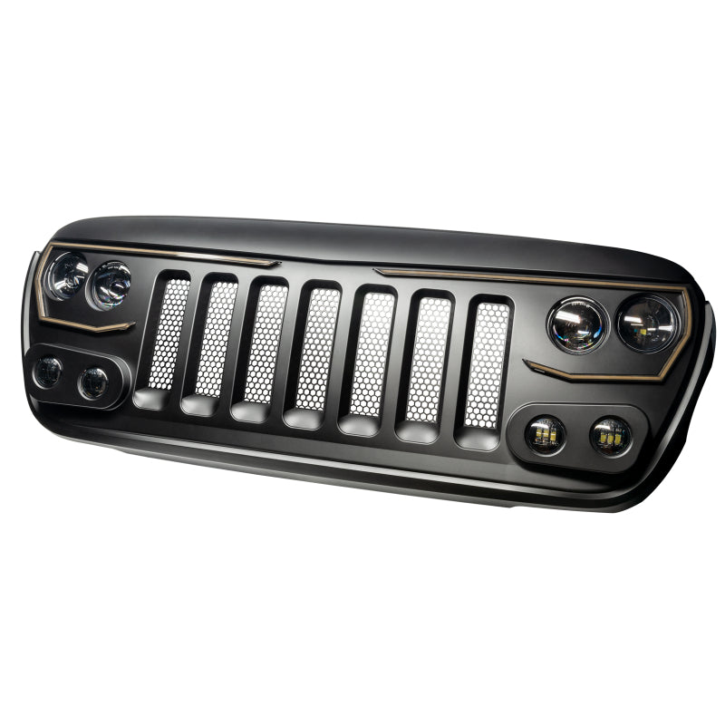 ORACLE Lighting 5837-PRO Oracle VECTOR Series Full LED Grille - Jeep Wrangler JL/JT - NA