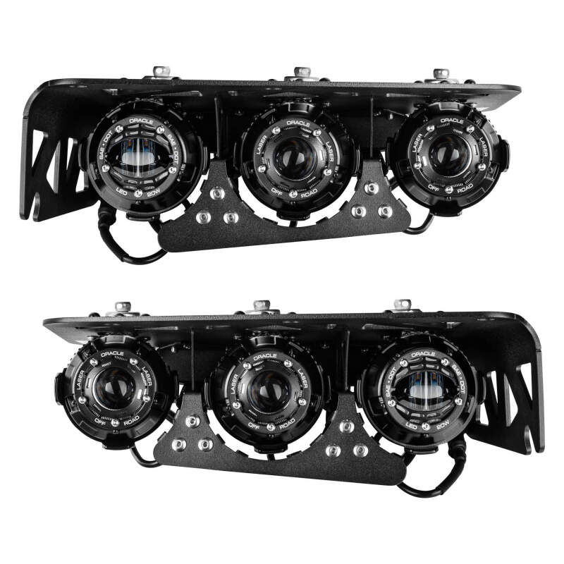 ORACLE Lighting 5928-LZZ-001 Oracle Lighting 21-24 Ford Bronco Off Road Laser and LED Fog Light Kit for Steel Bumper