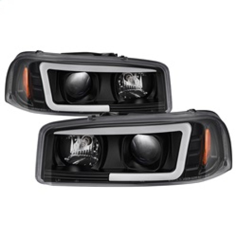 SPYDER 5084521 Spyder GMC Sierra 1500/2500/3500 99-06 V2 Projector Headlights - DRL - Black PRO-YD-CDE00V2-LB-BK