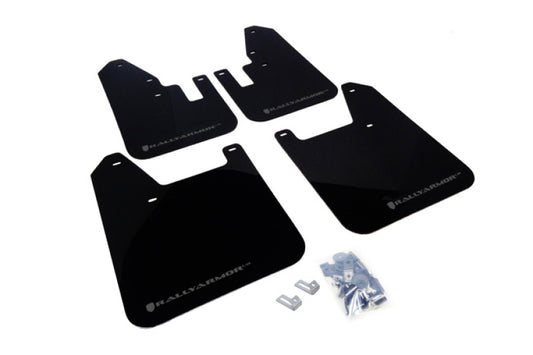 Rally Armor MF13-UR-BLK/GRY 98-02 Subaru Forester Black UR Mud Flap w/ Grey Logo