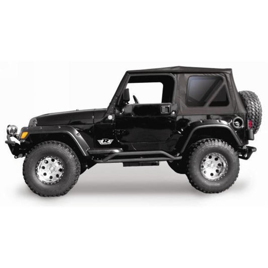 Rampage 68735 1997-2006 Jeep Wrangler(TJ) Complete Top - Black Diamond