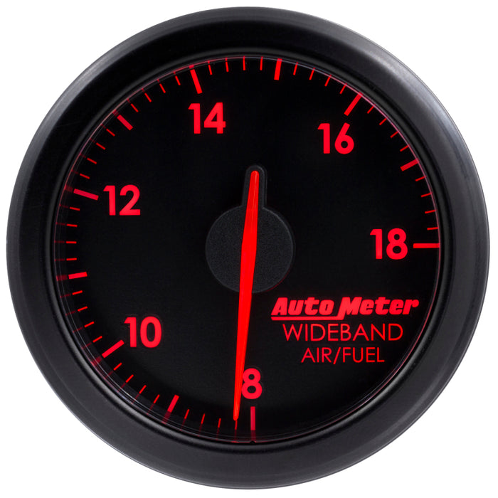AutoMeter 9178-T Autometer Airdrive 2-1/6in Wideband Air / Fuel Gauge 10:1-17:1 ARF Range - Black