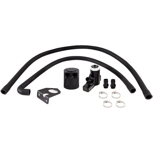 Mishimoto MMBCC-F2D-08BE 2008-2010 Powerstroke Baffled Oil Catch Can Kit