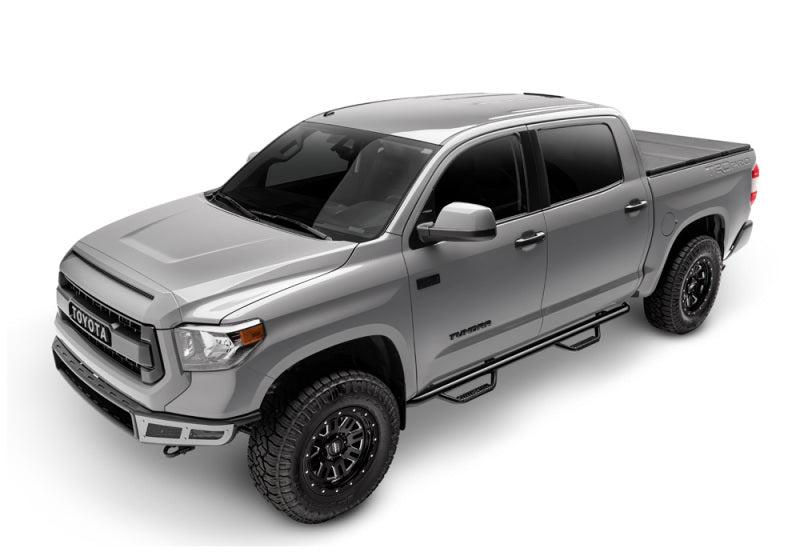 N-Fab N0482CC Nerf Step 04-15 Nissan Titan Crew Cab 5.6ft Bed - Gloss Black - W2W - 3in