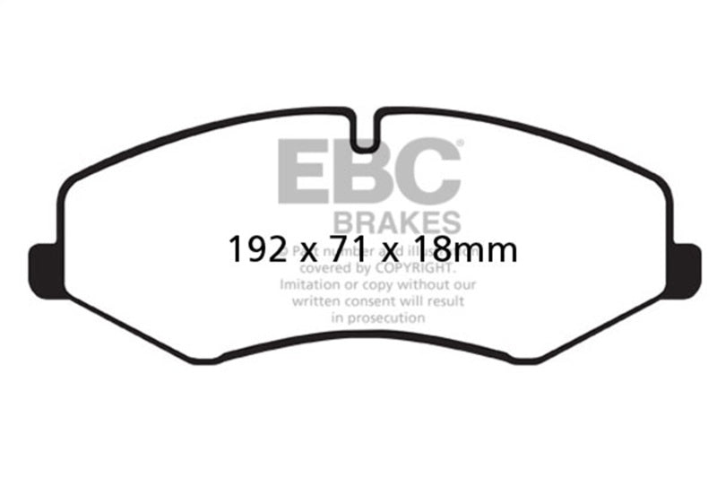 EBC UD1425 10-14 Land Rover LR4 5 Ultimax2 Front Brake Pads