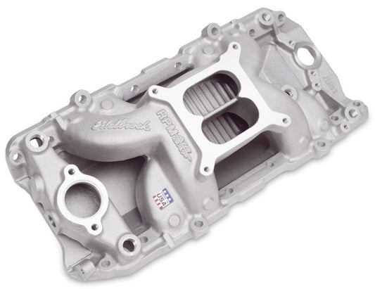 Edelbrock EDE7561 BBC Performer RPM A/G Manifold- O/P - 396-502