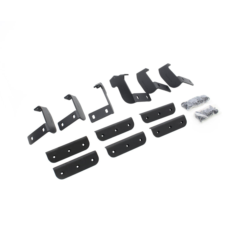 Go Rhino D64436TK 2022 Toyota Tundra Crew Max Brackets for Dominator Extreme SideSteps - Tex. Black
