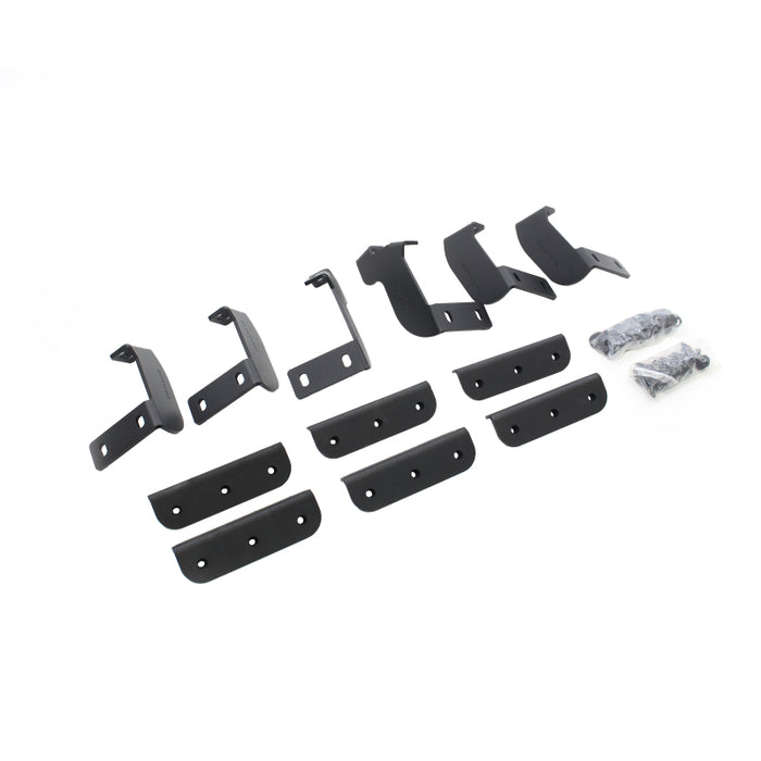 Go Rhino D64436TK 2022 Toyota Tundra Crew Max Brackets for Dominator Extreme SideSteps - Tex. Black