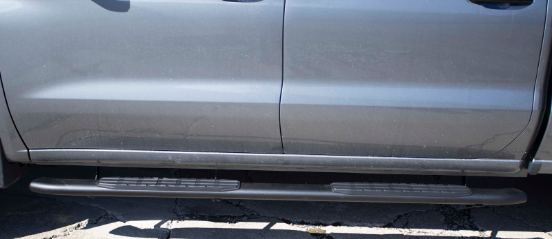 Fishbone Offroad FB21383 2019+ Chevrolet Silverado 1500 Double Cab Oval Side Steps - Black Textured