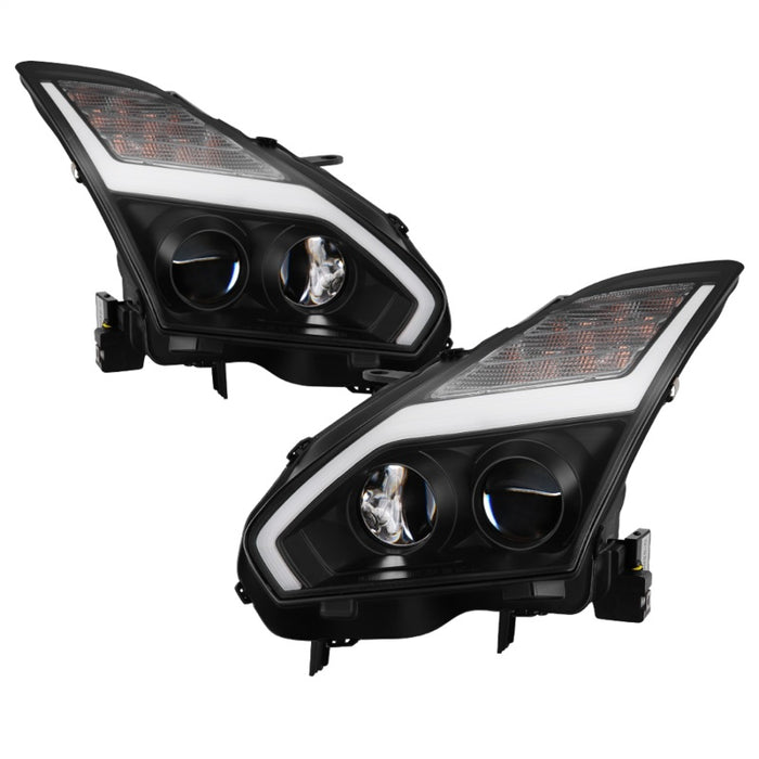 SPYDER 5085696 Spyder Nissan GTR R35 09-14 - Projector Headlights - DRL LED - Black