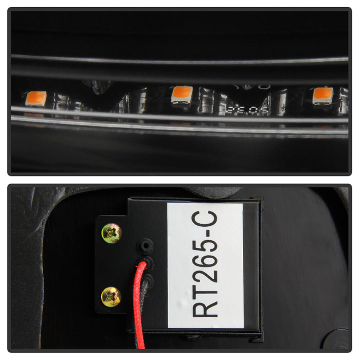 SPYDER 5087966 Spyder 08-11 Subaru Impreza WRX 4DR LED Tail Lights - Black ALT-YD-SI084D-LED-BK
