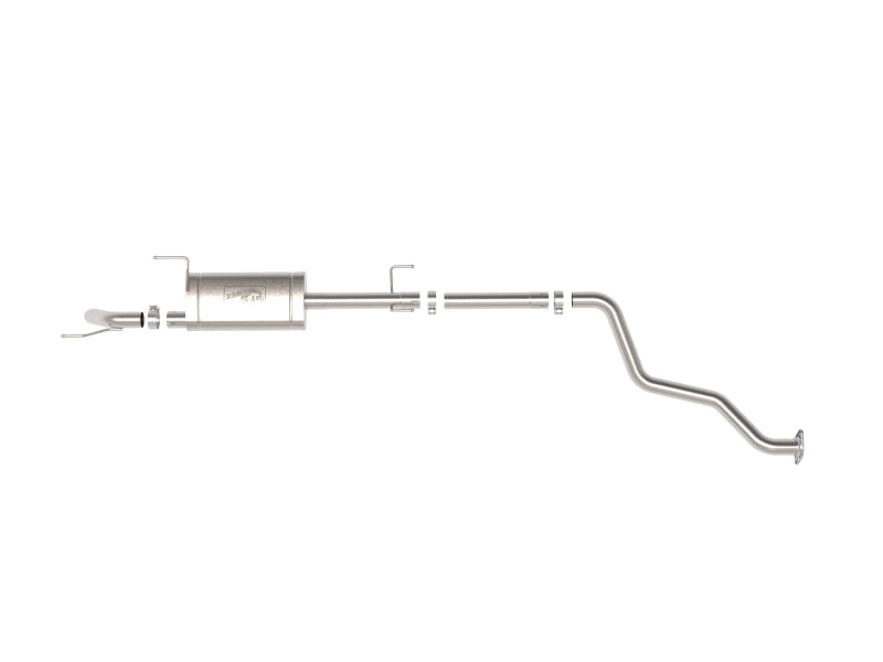 aFe 49-46073 2024 Toyota Tacoma L4-2.4L ROCK BASHER 2.5in 409 Stainless Steel Cat-Back Exhaust System