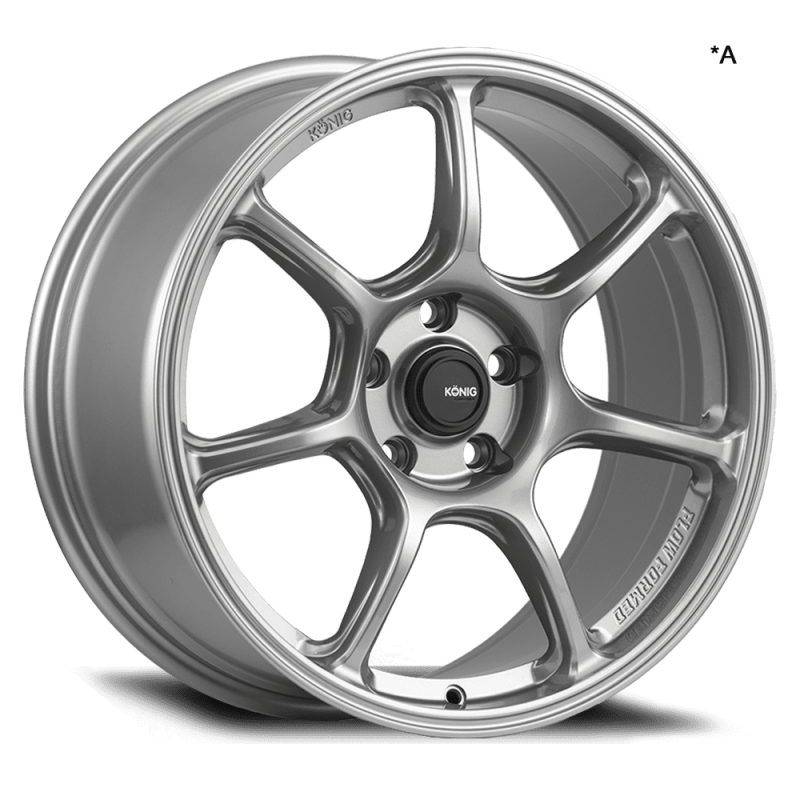 Konig UG8510036T Ultragram 15x8 4x100 ET36 Titanium Metallic Knurled Bead