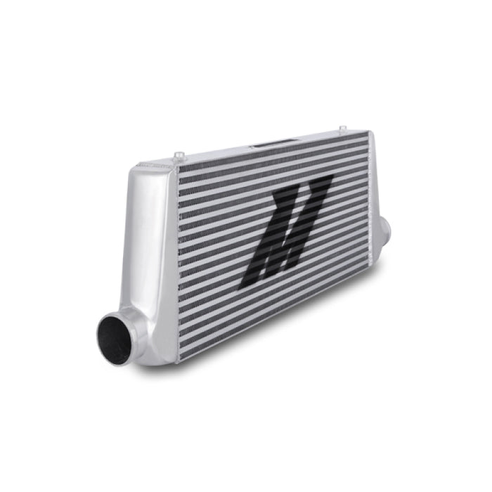 Mishimoto MMINT-UR Universal Silver R Line Intercooler Overall Size: 31x12x4 Core Size: 24x12x4 Inlet / Outle