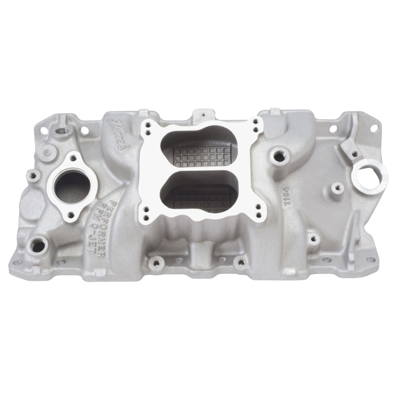 Edelbrock EDE7104 SBC Performer RPM Q-Jet Manifold - 262-400