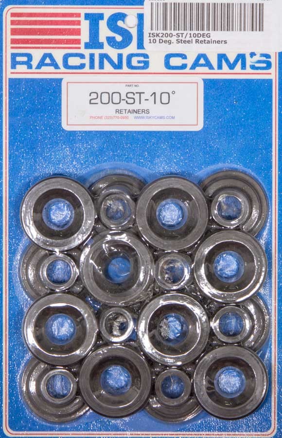 Isky Cams ISK200-ST/10DEG 10 Deg. Steel Retainers