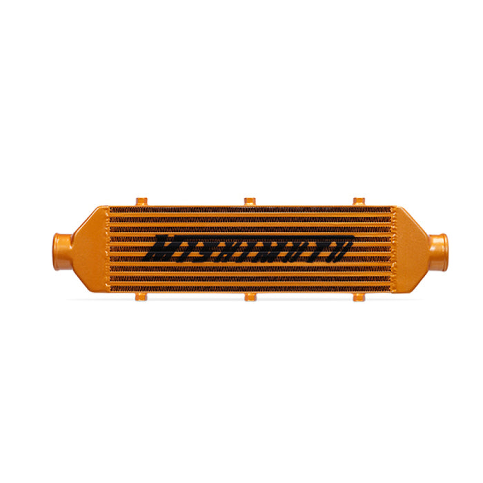 Mishimoto MMINT-UZG Universal Gold Z Line Intercooler Overall Size: 28x8x3 Core Size: 21x6x2.5 Inlet / Outlet