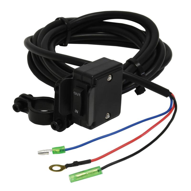 Superwinch 1125260 2500 LBS 12V DC 3/16in x 40ft Steel Rope Terra 2500 Winch - Gray Wrinkle