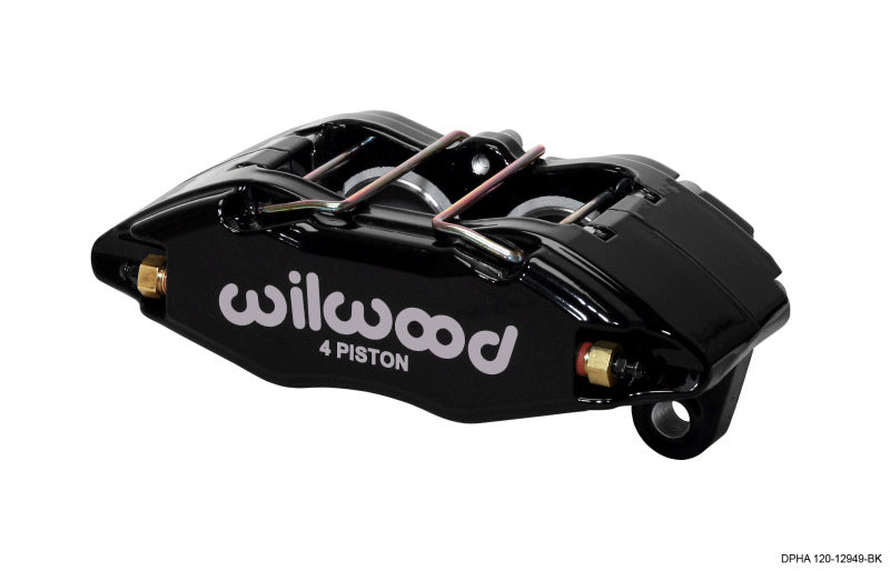 Wilwood 120-12949-BK Caliper-Dynapro Honda/Acura - Black Powder 1.62in Pistons .83in Disc