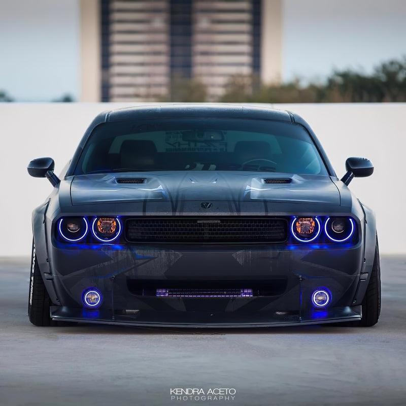 ORACLE Lighting 1458-332 Oracle 0814 Dodge Challenger Dynamic Surface Mount Headlight/Fog Light Halo Kit COMBO SEE WARRANTY