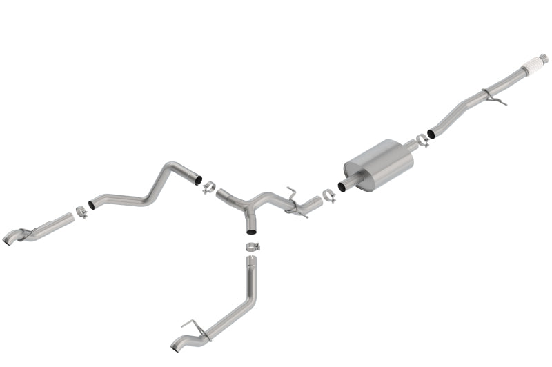 Borla 140769 2019 Chevy Silverado 1500 5.3L V8 CC SB 147.4in WB S-Type Cat-Back (Use Fact Fascia Tips)