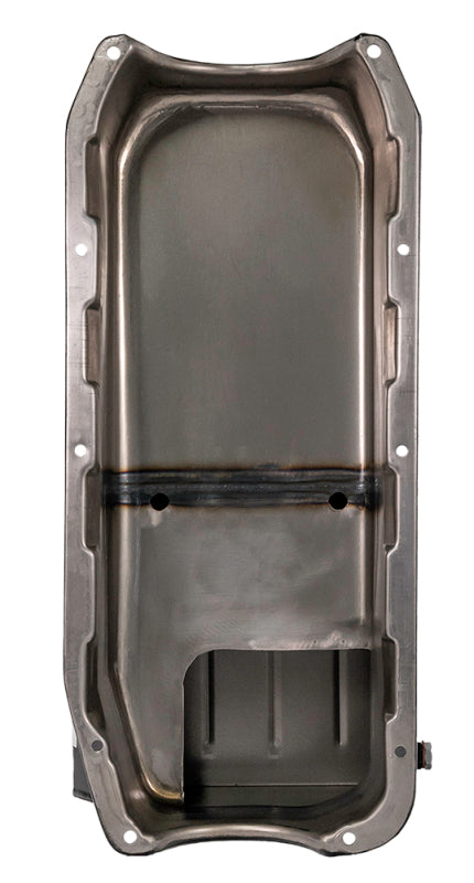 Moroso 20195 Pre-85 Chevrolet Small Block (w/Driver Side Dipstick) Wet Sump 7qt 8.25in Steel Oil Pan - Blk