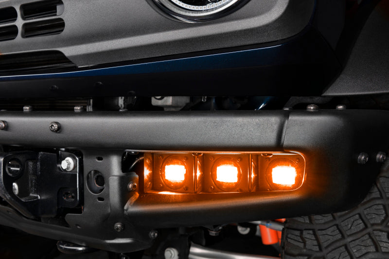 ORACLE Lighting 5890-005 Oracle High 21-22 Ford Bronco Triple LED Fog Light kit for Steel Bumper