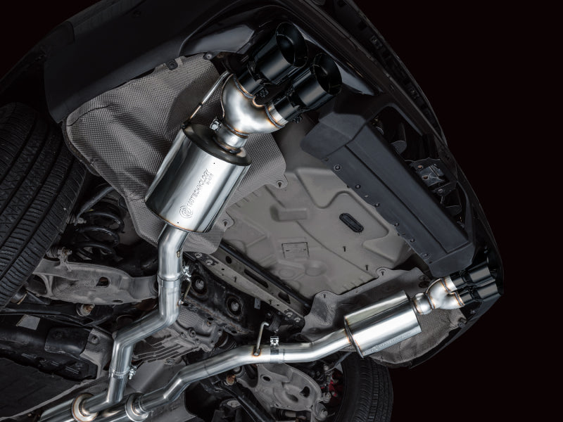 Awe Tuning Explorer ST Exhaust Dual Exh Quad Black Tips AWE3015-43625