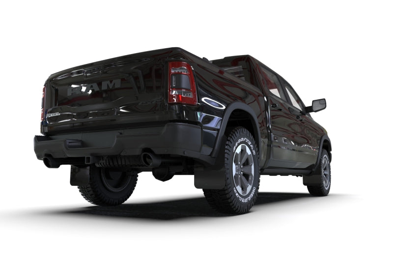 Rally Armor MF98-UR-BLK-DGRY 19-25 Dodge RAM 1500 Rebel Black UR Mud Flap w/Dark Grey Logo